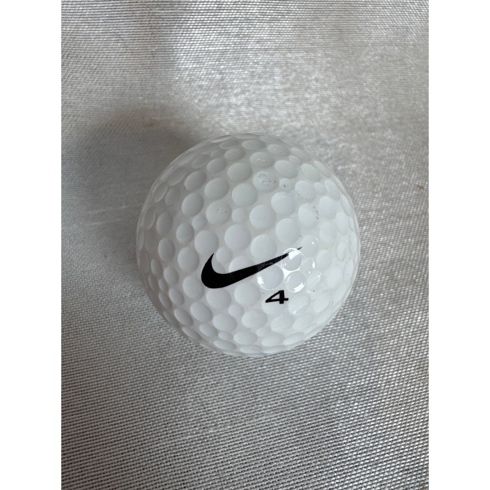 Nike Super Soft Golf Ball‎ White Black Number 4